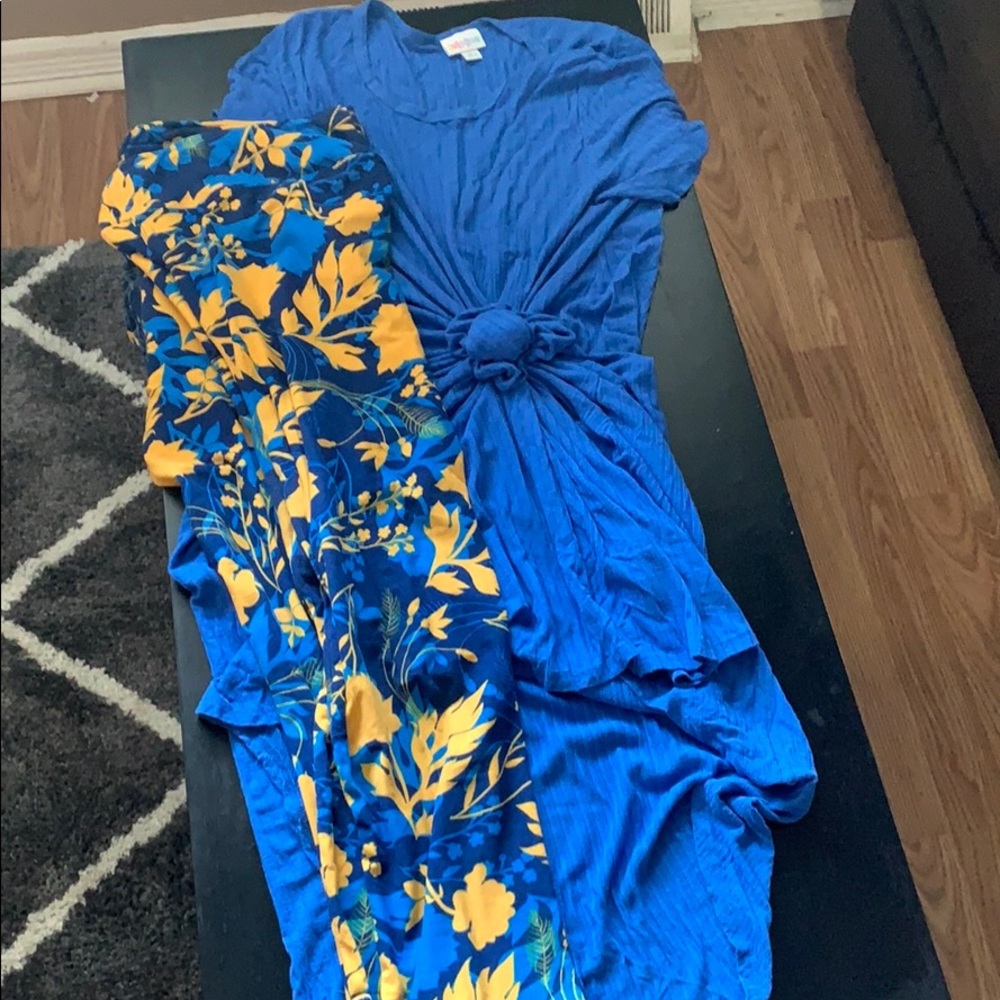 Lularoe Carly large royal blue